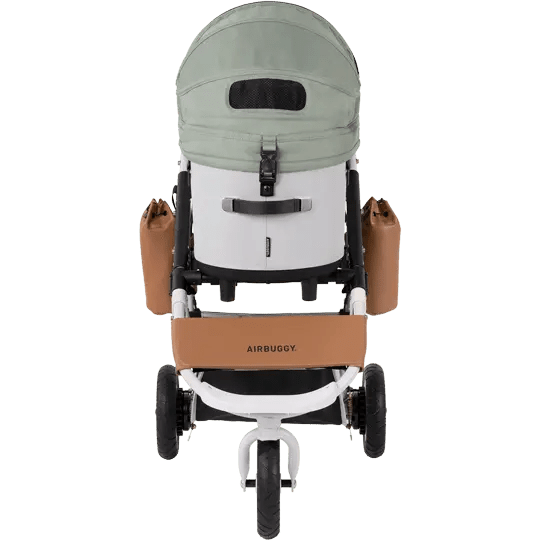 AirBuggy DOME 3 Brake Pet Stroller & Travel System | Handbrake | Slim Fold-Pet Stroller-AirBuggy- Silver Circle Pets