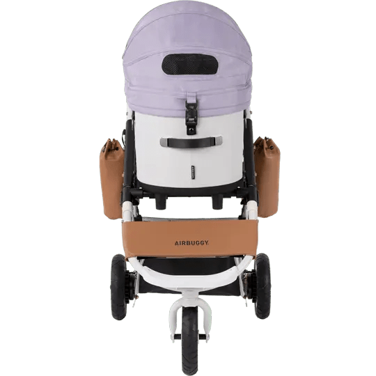 AirBuggy DOME 3 Brake Pet Stroller & Travel System | Handbrake | Slim Fold-Pet Stroller-AirBuggy- Silver Circle Pets