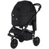 AirBuggy DOME 3 Brake Pet Stroller & Travel System | Handbrake | Slim Fold-Pet Stroller-AirBuggy- Silver Circle Pets