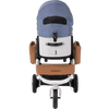 AirBuggy DOME 3 Brake Pet Stroller & Travel System | Handbrake | Slim Fold-Pet Stroller-AirBuggy- Silver Circle Pets