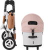 AirBuggy DOME 3 Brake Pet Stroller & Travel System | Handbrake | Slim Fold-Pet Stroller-AirBuggy- Silver Circle Pets