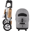 AirBuggy DOME 3 Brake Pet Stroller & Travel System | Handbrake | Slim Fold-Pet Stroller-AirBuggy- Silver Circle Pets