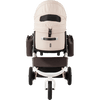 AirBuggy DOME 3 Brake Pet Stroller & Travel System | Handbrake | Slim Fold-Pet Stroller-AirBuggy- Silver Circle Pets