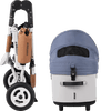 AirBuggy DOME 3 Brake Pet Stroller & Travel System | Handbrake | Slim Fold-Pet Stroller-AirBuggy- Silver Circle Pets