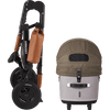 AirBuggy DOME 3 Brake Pet Stroller & Travel System | Handbrake | Slim Fold-Pet Stroller-AirBuggy- Silver Circle Pets