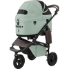 AirBuggy DOME 3 Brake Pet Stroller & Travel System | Handbrake | Slim Fold-Pet Stroller-AirBuggy- Silver Circle Pets