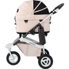 AirBuggy DOME 3 Brake Pet Stroller & Travel System | Handbrake | Slim Fold-Pet Stroller-AirBuggy- Silver Circle Pets