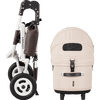 AirBuggy DOME 3 Brake Pet Stroller & Travel System | Handbrake | Slim Fold-Pet Stroller-AirBuggy- Silver Circle Pets