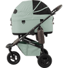 AirBuggy DOME 3 Brake Pet Stroller & Travel System | Handbrake | Slim Fold-Pet Stroller-AirBuggy- Silver Circle Pets