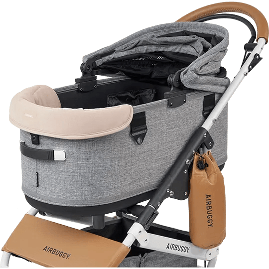AirBuggy DOME 3 Corner Cushion | Pet Stroller Comfort Accessory-Pet Stroller Accessory-AirBuggy- Silver Circle Pets
