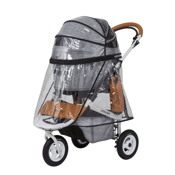 AirBuggy DOME 3 Pet Stroller Rain Cover-Rain Cover-AirBuggy- Silver Circle Pets