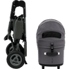 AirBuggy DOME 3 Premier Pet Stroller & Travel System | Self-Standing | Slim Fold-Pet Stroller-AirBuggy- Silver Circle Pets
