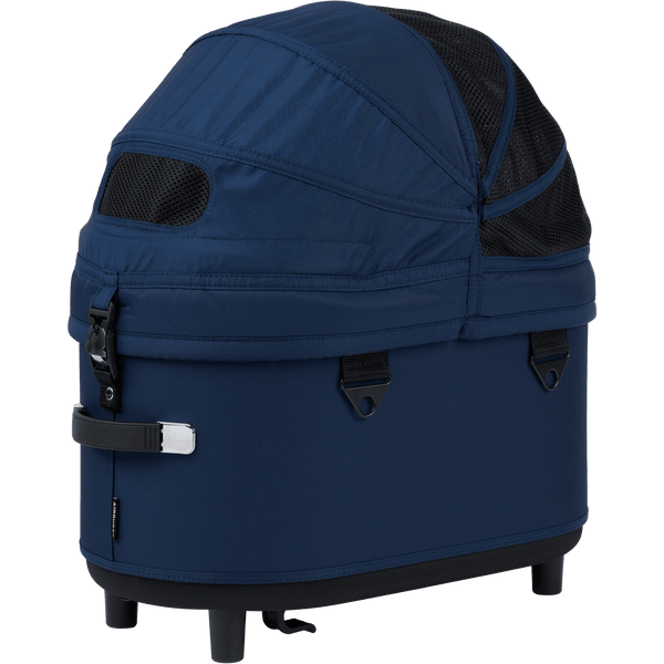 AirBuggy DOME 3 Premier Pet Stroller & Travel System | Self-Standing | Slim Fold-Pet Stroller-AirBuggy- Silver Circle Pets