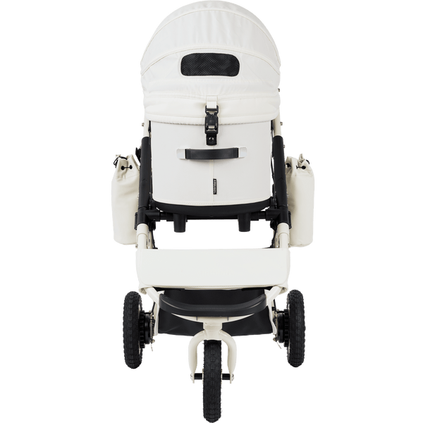 AirBuggy DOME 3 Premier Pet Stroller & Travel System | Self-Standing | Slim Fold-Pet Stroller-AirBuggy- Silver Circle Pets