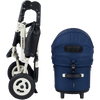 AirBuggy DOME 3 Premier Pet Stroller & Travel System | Self-Standing | Slim Fold-Pet Stroller-AirBuggy- Silver Circle Pets