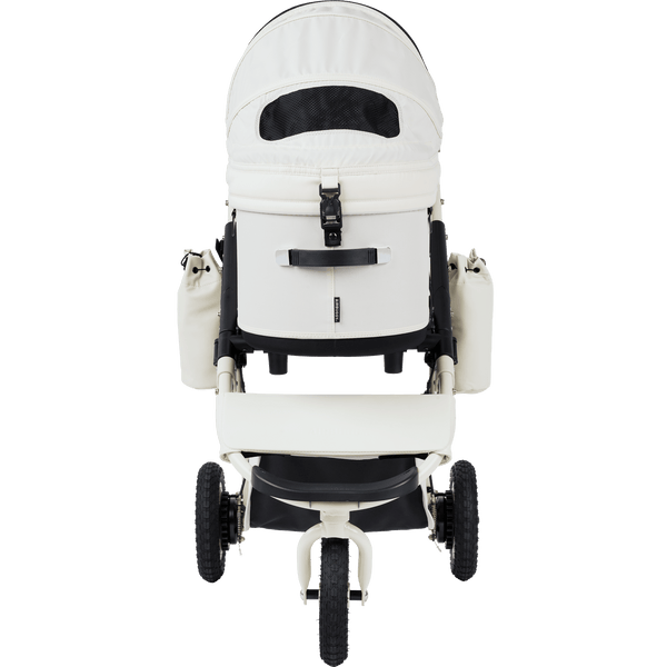 AirBuggy DOME 3 Premier Pet Stroller & Travel System | Self-Standing | Slim Fold-Pet Stroller-AirBuggy- Silver Circle Pets