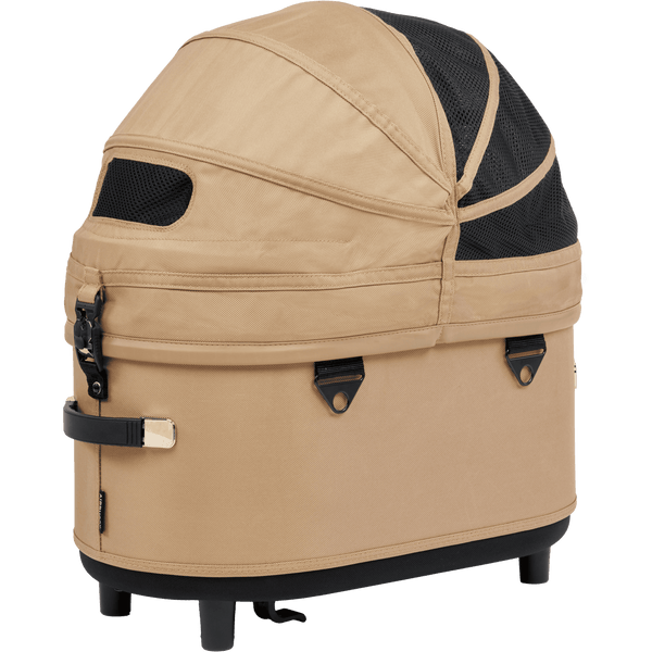 AirBuggy DOME 3 Premier Pet Stroller & Travel System | Self-Standing | Slim Fold-Pet Stroller-AirBuggy- Silver Circle Pets