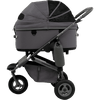 AirBuggy DOME 3 Premier Pet Stroller & Travel System | Self-Standing | Slim Fold-Pet Stroller-AirBuggy- Silver Circle Pets
