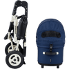 AirBuggy DOME 3 Premier Pet Stroller & Travel System | Self-Standing | Slim Fold-Pet Stroller-AirBuggy- Silver Circle Pets