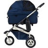 AirBuggy DOME 3 Premier Pet Stroller & Travel System | Self-Standing | Slim Fold-Pet Stroller-AirBuggy- Silver Circle Pets