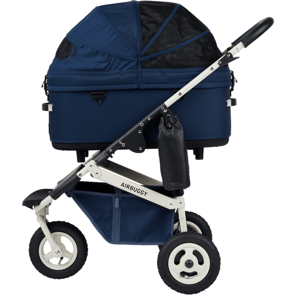 AirBuggy DOME 3 Premier Pet Stroller & Travel System | Self-Standing | Slim Fold-Pet Stroller-AirBuggy- Silver Circle Pets