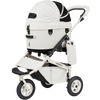 AirBuggy DOME 3 Premier Pet Stroller & Travel System | Self-Standing | Slim Fold-Pet Stroller-AirBuggy- Silver Circle Pets