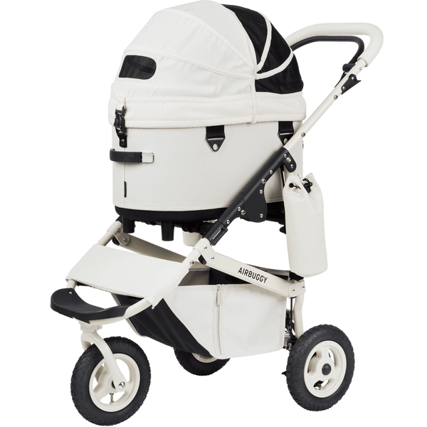 AirBuggy DOME 3 Premier Pet Stroller & Travel System | Self-Standing | Slim Fold-Pet Stroller-AirBuggy- Silver Circle Pets