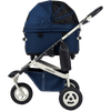 AirBuggy DOME 3 Premier Pet Stroller & Travel System | Self-Standing | Slim Fold-Pet Stroller-AirBuggy- Silver Circle Pets