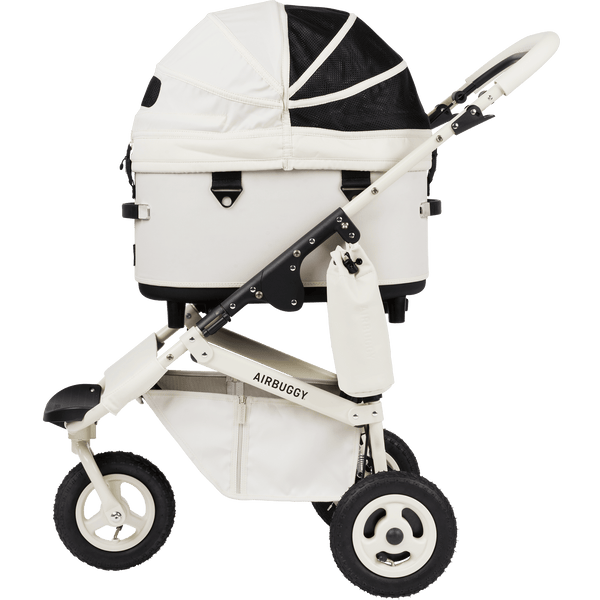 AirBuggy DOME 3 Premier Pet Stroller & Travel System | Self-Standing | Slim Fold-Pet Stroller-AirBuggy- Silver Circle Pets
