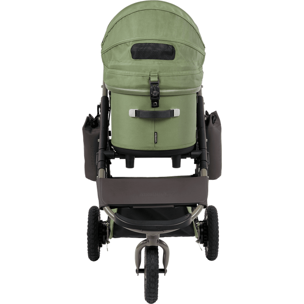 AirBuggy DOME 3 Premier Pet Stroller & Travel System | Self-Standing | Slim Fold-Pet Stroller-AirBuggy- Silver Circle Pets