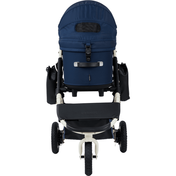 AirBuggy DOME 3 Premier Pet Stroller & Travel System | Self-Standing | Slim Fold-Pet Stroller-AirBuggy- Silver Circle Pets