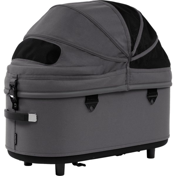 AirBuggy DOME 3 Premier Pet Stroller & Travel System | Self-Standing | Slim Fold-Pet Stroller-AirBuggy- Silver Circle Pets