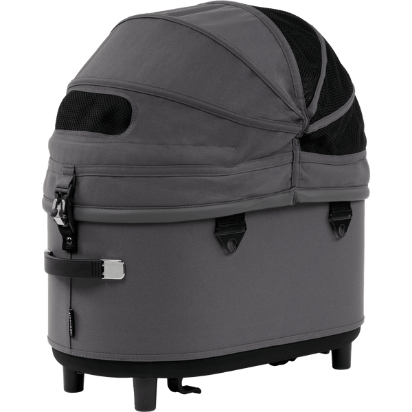AirBuggy DOME 3 Premier Pet Stroller & Travel System | Self-Standing | Slim Fold-Pet Stroller-AirBuggy- Silver Circle Pets