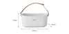 AirBuggy E-Organiser | Pet Stroller Handlebar Bag | Removable Inner Pouch-Pet Stroller Accessory-AirBuggy- Silver Circle Pets