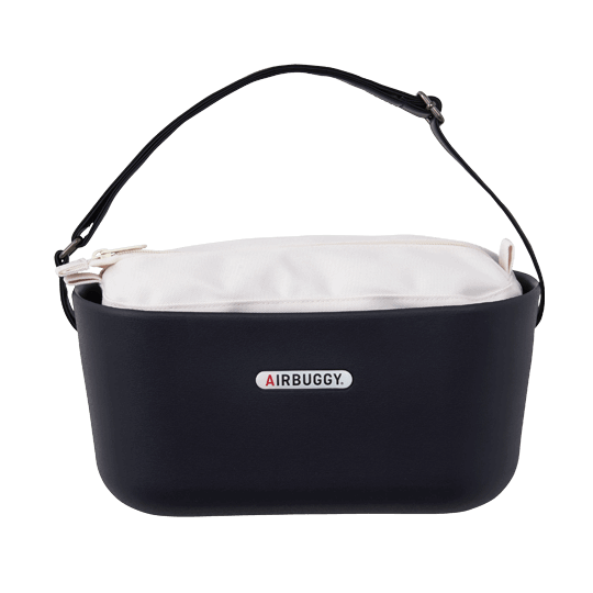 AirBuggy E-Organiser | Pet Stroller Handlebar Bag | Removable Inner Pouch-Pet Stroller Accessory-AirBuggy- Silver Circle Pets