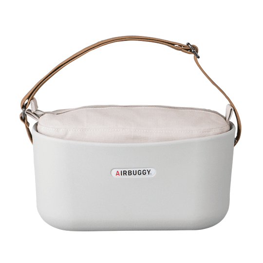 AirBuggy E-Organiser | Pet Stroller Handlebar Bag | Removable Inner Pouch-Pet Stroller Accessory-AirBuggy- Silver Circle Pets
