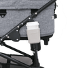 AirBuggy EVA Cup Holder | Fits AirBuggy 22–30mm Frames-Pet Stroller Accessory-AirBuggy- Silver Circle Pets