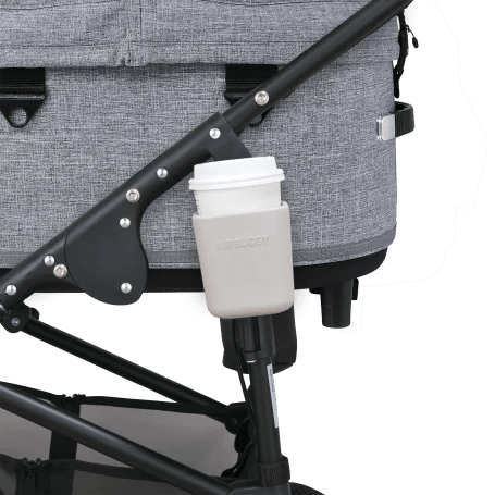AirBuggy EVA Cup Holder | Fits AirBuggy 22–30mm Frames-Pet Stroller Accessory-AirBuggy- Silver Circle Pets