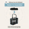 AirBuggy Multi-Basket | For DOME 2 & DOME 3-Pet Stroller Accessory-AirBuggy- Silver Circle Pets