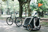 AirBuggy Nest Dog Bike Trailer & Pet Stroller | Spacious Cot | Slim Fold-Dog Bike Trailer-AirBuggy- Silver Circle Pets