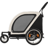 AirBuggy Nest Dog Bike Trailer & Pet Stroller | Spacious Cot | Slim Fold-Dog Bike Trailer-AirBuggy- Silver Circle Pets