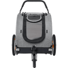 AirBuggy Nest Dog Bike Trailer & Pet Stroller | Spacious Cot | Slim Fold-Dog Bike Trailer-AirBuggy- Silver Circle Pets