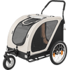 AirBuggy Nest Dog Bike Trailer & Pet Stroller | Spacious Cot | Slim Fold-Dog Bike Trailer-AirBuggy- Silver Circle Pets