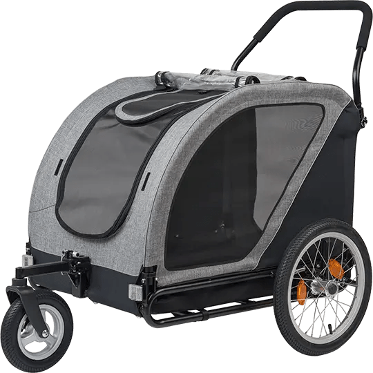 AirBuggy Nest Rain Cover-Pet Stroller Accessory-AirBuggy- Silver Circle Pets