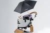 AirBuggy Pet Stroller UV Protection Umbrella | Sun & Rain Shield-Pet Stroller Accessory-AirBuggy- Silver Circle Pets