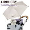 AirBuggy Pet Stroller UV Protection Umbrella | Sun & Rain Shield-Pet Stroller Accessory-AirBuggy- Silver Circle Pets