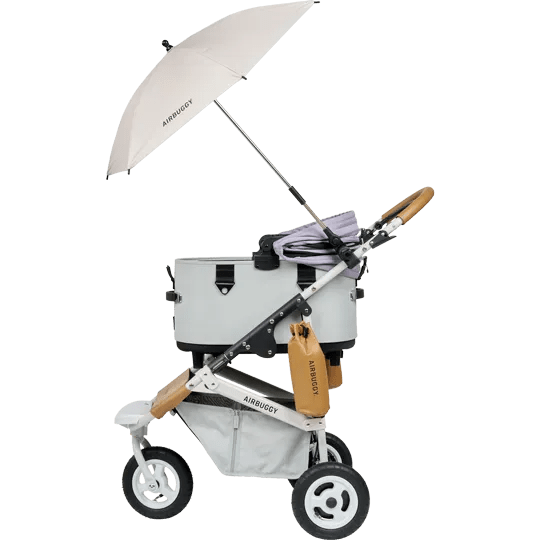 AirBuggy Pet Stroller UV Protection Umbrella | Sun & Rain Shield-Pet Stroller Accessory-AirBuggy- Silver Circle Pets