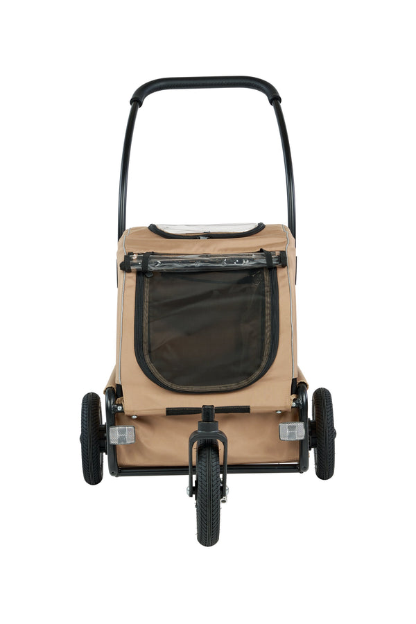 AirBuggy Twinkle Pet Stroller | Ground-Level Entry-Pet Stroller-AirBuggy- Silver Circle Pets
