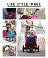 AirBuggy Twinkle Pet Stroller | Ground-Level Entry-Pet Stroller-AirBuggy- Silver Circle Pets