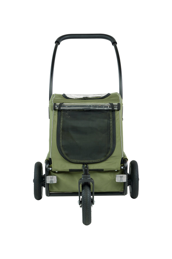 AirBuggy Twinkle Pet Stroller | Ground-Level Entry-Pet Stroller-AirBuggy- Silver Circle Pets
